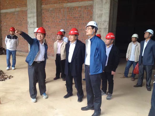 張學(xué)武董事長(zhǎng)到廣西南寧荔園維景酒店項(xiàng)目調(diào)研（圖）