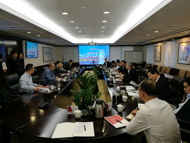 中船重工集團(tuán)胡問(wèn)鳴董事長(zhǎng)一行到訪集團(tuán)（圖）