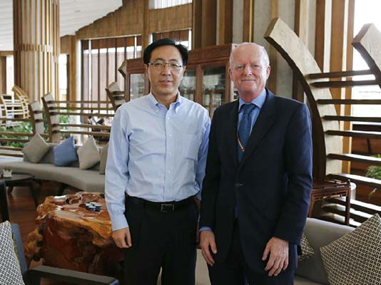中免集團董事長、總經(jīng)理 彭輝接受穆迪報道專訪