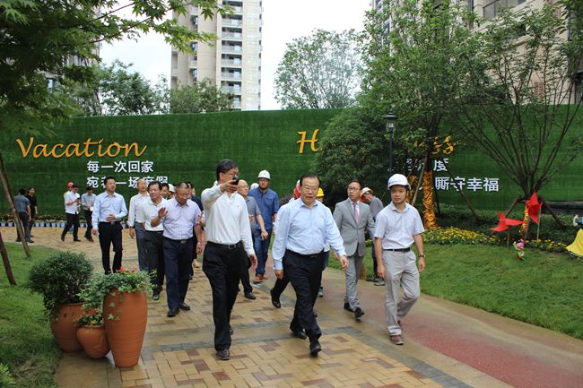 集團張學武董事長到杭州項目考察指導（圖）