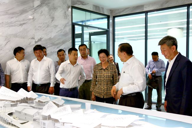 集團(tuán)領(lǐng)導(dǎo)赴三亞海棠灣國(guó)際免稅城考察調(diào)研（圖）