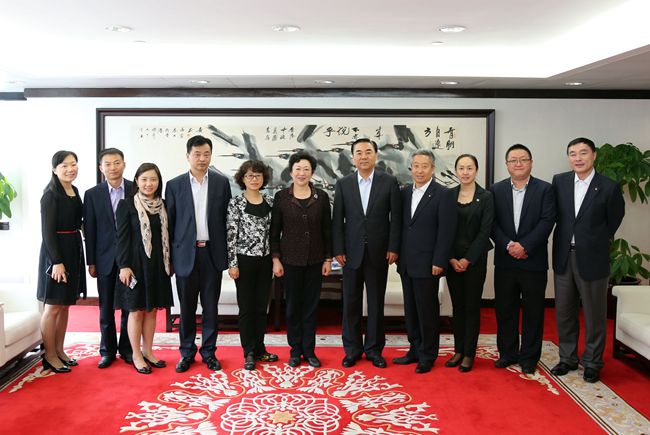 姜巖總經(jīng)理會見寧夏自治區(qū)黨委常委、統(tǒng)戰(zhàn)部長馬廷禮一行（圖）
