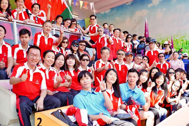 集團員工踴躍參加香港中國企業(yè)協(xié)會第八屆運動會（圖）